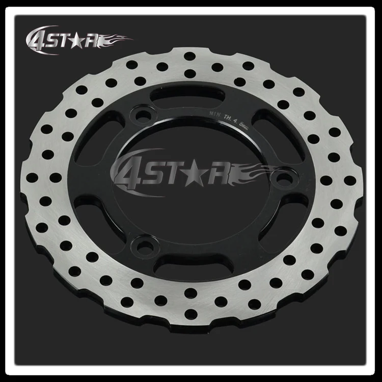 Stainless Steel Front Brake Disc Rotor For Motorcycle Ninja250R EX250 250 2008 2009 2010 2011 2012 Free Shipping 1 pcs motorcycle rear brake disc rotor for tmax500 tmax 500 2008 2009 2010 2011 2012 2013 red free shipping