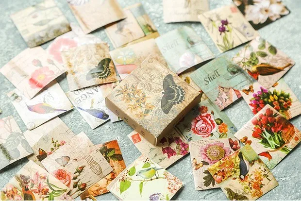 40PCS-box-Color-Cute-Marble-Paper-Sticker-Decoration-Decal-DIY-Album-Scrapbooking-Seal-Sticker-Stationery-Gift(13)