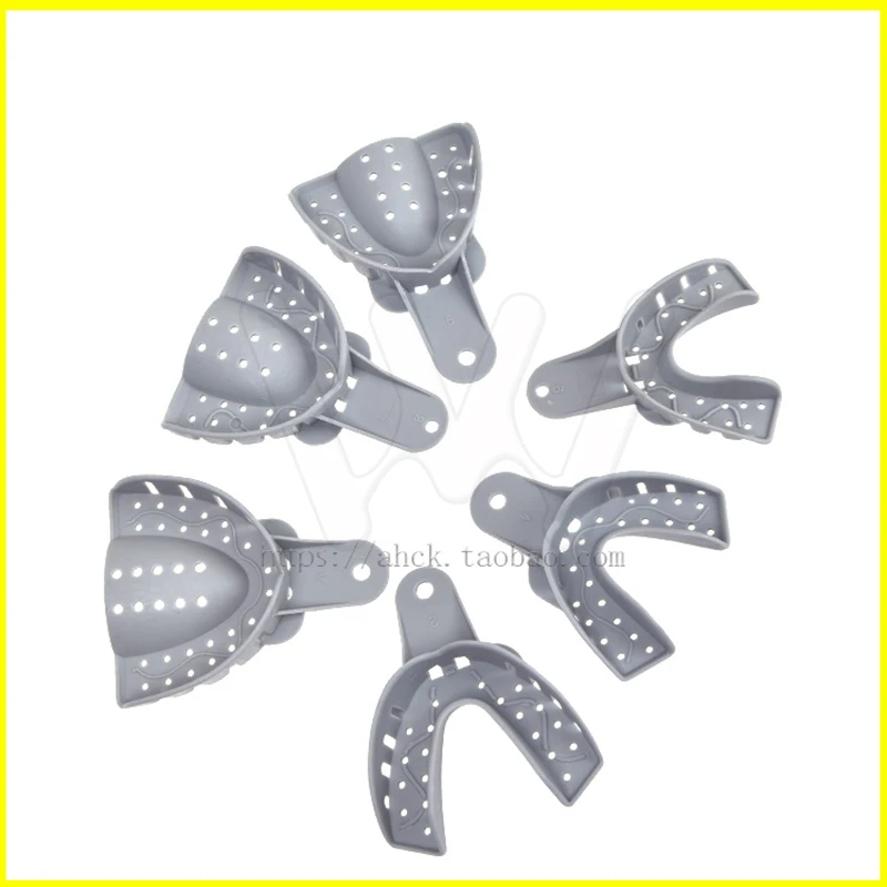 Plastic Tooth Tray U Shape Teeth Holder Tools Set Dental Impression Trays (2)