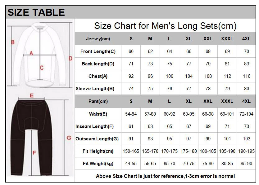 X-CQREG Brand Anti-UV Cycling Jersey Set Breathable Long Sleeve Bike Cycling Clothing Mountain Bicycle Wear Cycling Clothes Set X-CQREG Brand Anti-UV Cycling Jersey Set Breathable Long Sleeve Bike Cycling Clothing Mountain Bicycle Wear Cycling Clothes Set