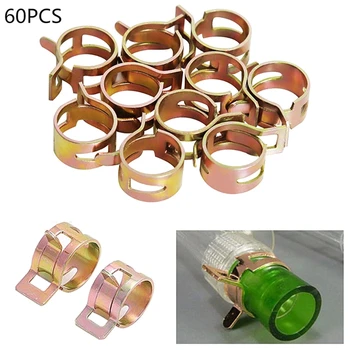 

60Pcs Auto Car Spring Clip Fuel Oil Water Hoes Pipe Tube Clamp Fastener 6 Sizes