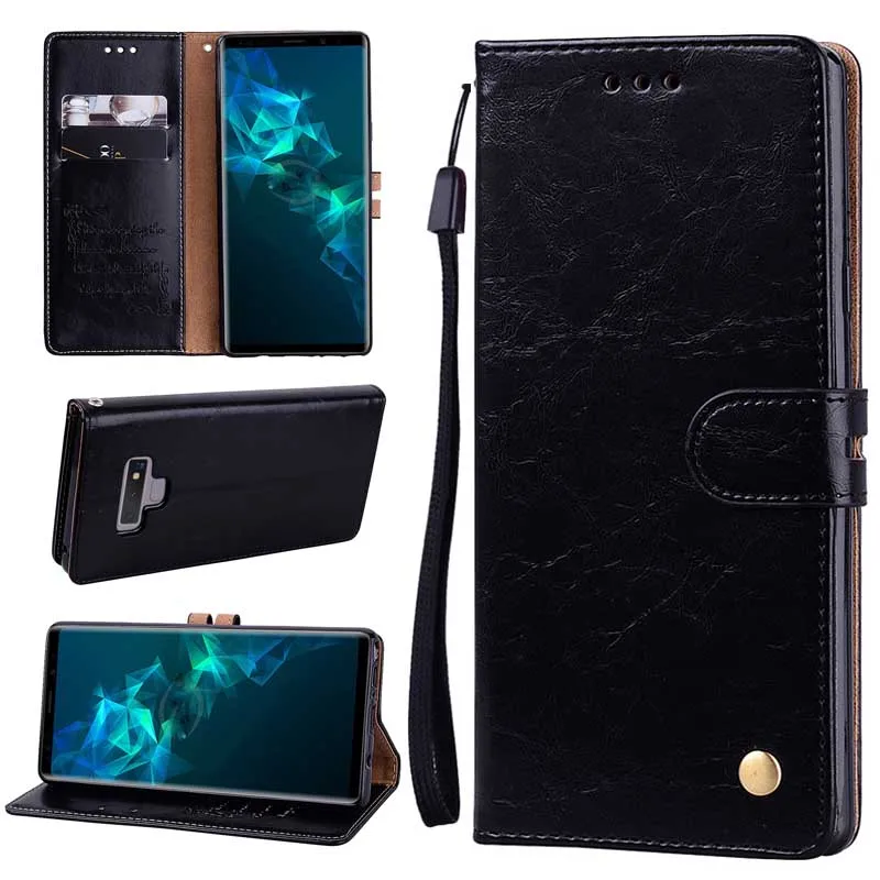

Luxury Leather Case For Samsung Galaxy Note 9 Wallet Card Slot Holder Stand Book Cover for Samsung Galaxy Note 8 Coque