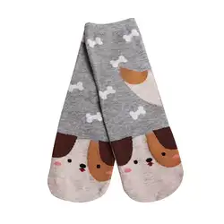 Модные мягкие хлопковые Дышащие носки без пятки с рисунком для женщин и девочек