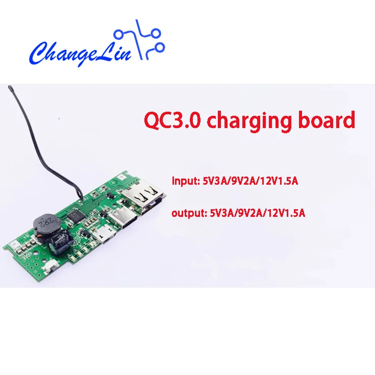 2A QC 3 0 Type C 18650 PCB мобильный Банк питания печатная плата модуля чехол Корпус микро