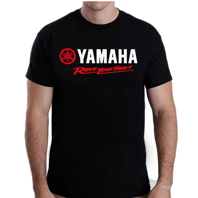 

2018 Brand Summer New for YAMAHA t shirt Men Short-sleeve 100% Cotton T-Shirt Motorcycle T-Shirt shirts