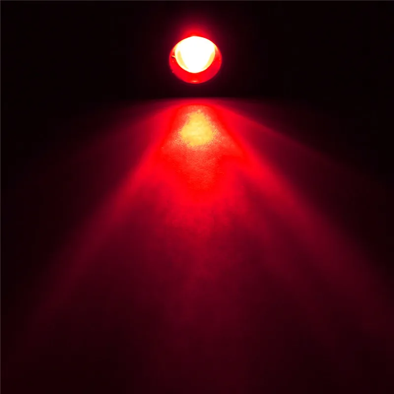 8 мм светодиодный светильник-индикатор, направленная лампа для автомобиля, грузовика, мотоцикла, лодки, световой провод, световой индикатор, сигнальный светильник - Цвет: Красный