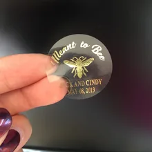 90 свадебных наклеек, персонализированные наклейки для конвертов, наклейки для даты на заказ, прозрачные этикетки для помолвки