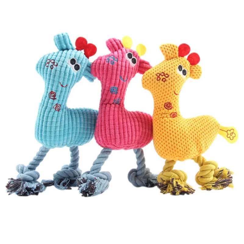 

Dog Toys Pet Puppy Chew Squeaker Squeaky Plush SoundElephant Stuffed Dog Squeaking Toy