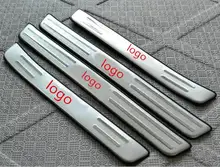 For Suzuki Swift 2005-2012 Stainless Steel Scuff Plate Door Sill Welcome Pedal Car Styling Accessories 4pcs/set