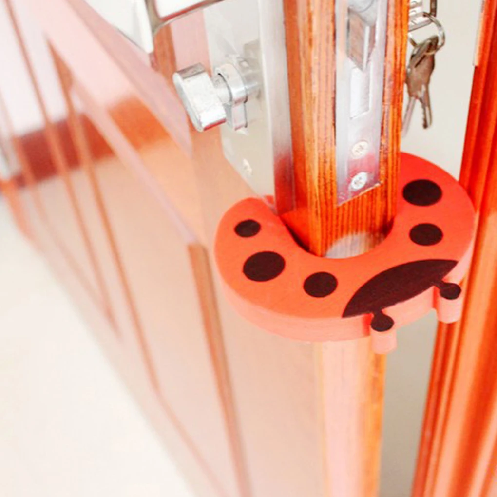 5pcs/lot Baby Safety Door Stop Finger Pinch Safety Guard Cartoon Kids Safety Helper Door Guard Lock Finger Protect Random Color