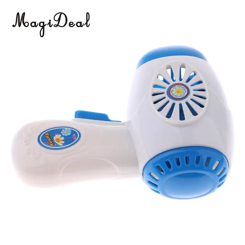 Lovely Mini Hair Dryer Model Home Appliances Household Electrical Children Kids Baby Role Playing Toys Birthday Christmas Gift