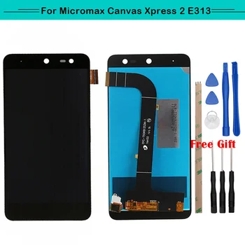 

3pcs For Micromax E313 Canvas Xpress2 E313 Full LCD Display with Touch Screen Digitizer Assembly with free tools Free Shipping