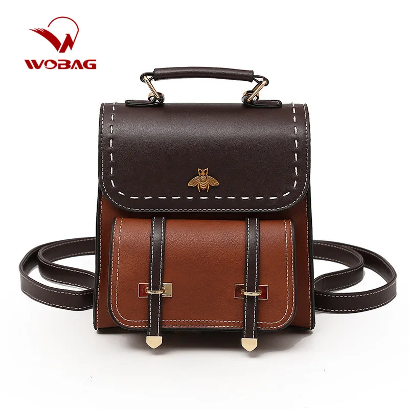 

New Color PU Mini Multi-purpose Lady's Backpack Is Fashionable and Versatile with A Single Shoulder Bag