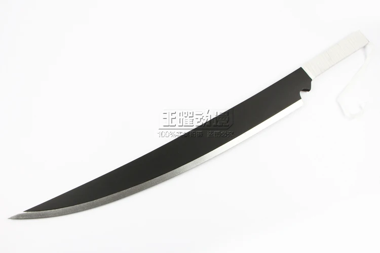 Ichigo меч Bleach Аниме двойное лезвие Wield Zangetsu Kurosaki косплей реквизит декоративный деревянный меч
