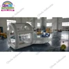 Transparent PVC Inflatable Dome Camping Tent 3m Inflatable Bubble Lodge Tent With 2m Trance Frame Tube 4
