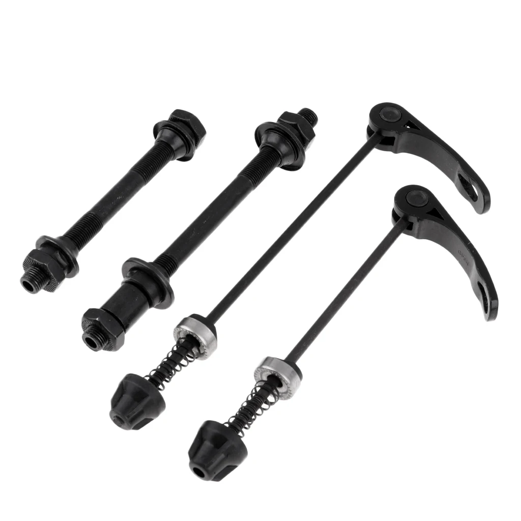4 Pcs Ultralight Portable Bike Quick Release Skewer Set Front Rear Wheel Hub Axle Hollow Shaft MTB Road Bike Bicycle Parts