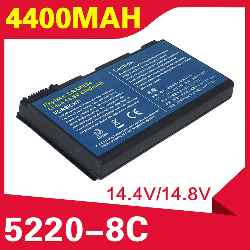 Аккумулятор ApexWay для ACER Extensa 5210 5220 5230 5420 5610 5630 5620 7220 TravelMate 7620 5310 5320 5520 5530 5710 5720 |