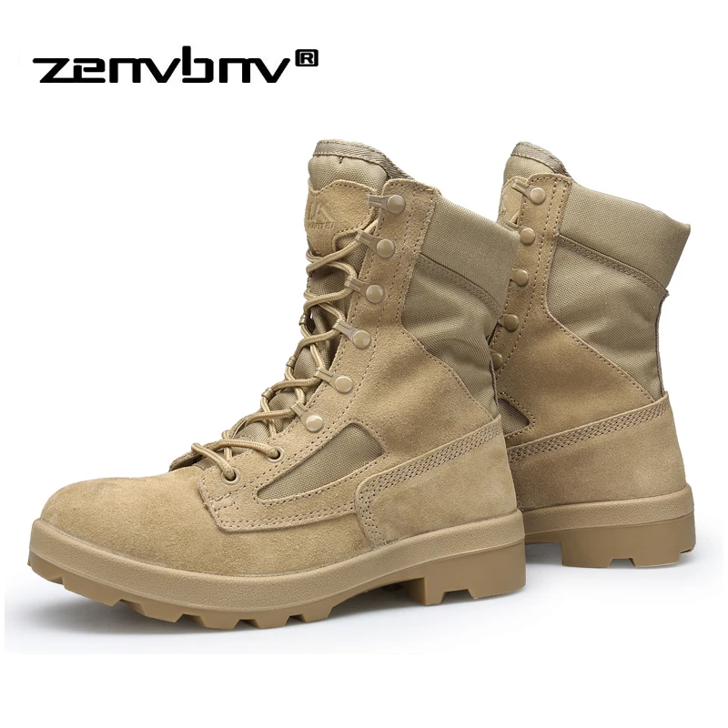 Autumn/Winter Men's Outdoor High Top Army Combat Boots Shoes Men Forces Military Tactical Desert Boots Botas Hombre Ankle Boots Autumn/Winter Men's Outdoor High Top Army Combat Boots Shoes Men Forces Military Tactical Desert Boots Botas Hombre Ankle Boots