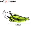 1Pcs Spinner Silicone Skirt Fishing Lure 7g 10g 14g Metal Sequin Beard Bass Pike Spinner bait With Jig Anti hanging Hooks Tackle ► Photo 2/6