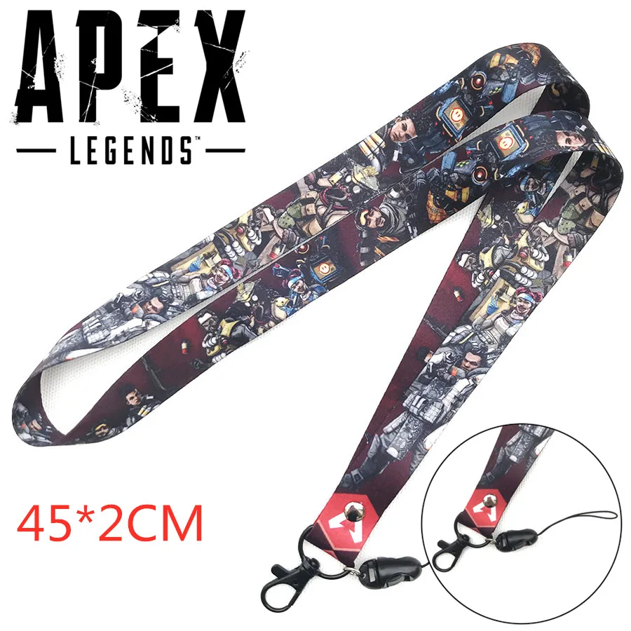 

Apex Legends Lanyard for Keys ID Holders keychain Neck Straps Mobile phone Id holder Gam work Certificate pass card holder