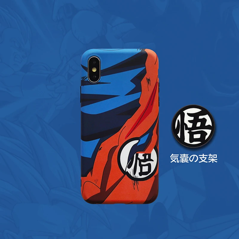 Горячая Распродажа, мягкий силиконовый чехол Dragon Ball Super Son Goku для iphone 6 plus, 7, 8, 8 plus, 11 Pro, X, XS, XR, MAX, чехол с подставкой для боевого телефона