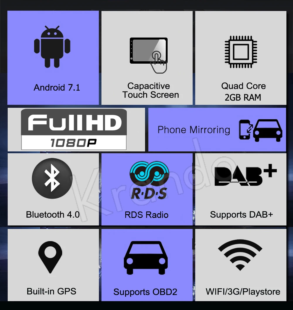 Krando 6," Android 9,0 автомобильный dvd-плеер для Kia Soul 2011-2013 аудио радио gps навигация Мультимедийная система wifi 3g bluetooth