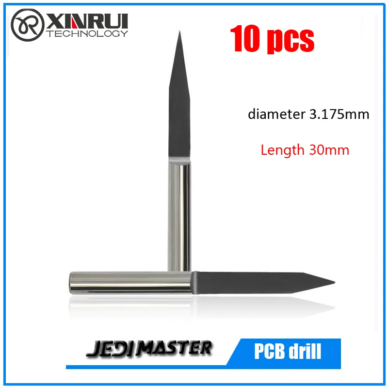 

New 10pcs New Mini PCB wood drill Bits Tungsten Steel Carbide PCB CNC drill Bit Milling Machine Free Shipping