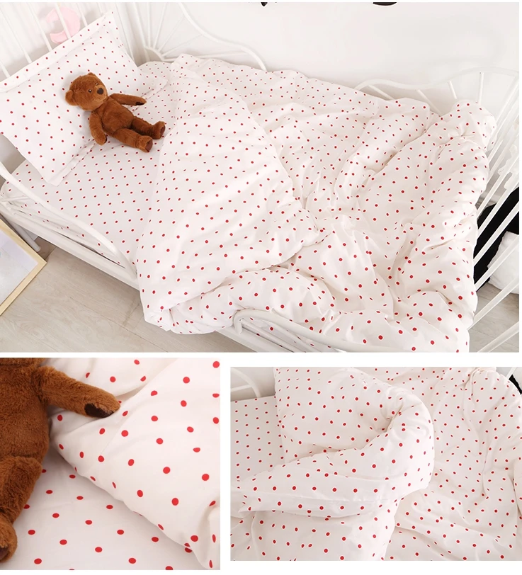 (2pcs a set) customize baby bedding set baby quilt cover and pillowcase kids cotton duvet cover black and white style (1)
