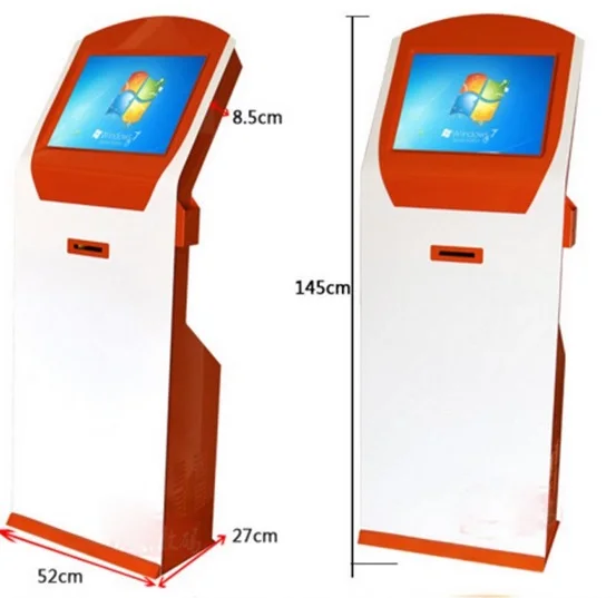 

Customize 19inch' LCD Wifi Touch Advertising signage with printer and cam games Player touch screen kiosk displays totem