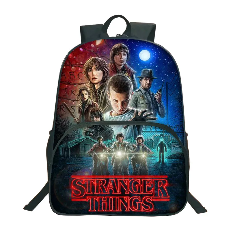 Новые странные вещи школьные сумки для подростков Bookbag Рюкзак мальчиков Mochila