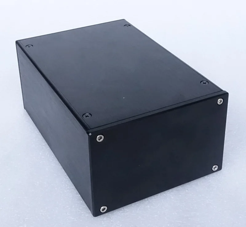 

1409P Black Full Aluminum Chassis Mini Amplifier Enclosure Isolate power box DIY PSU Case 140mm*90mm*209mm