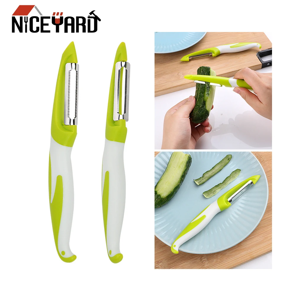 

NICEYARD Carrot Potato Fruit Shred Grater Stainless Steel Peeler Zester Razor Sharp Cutter Vegetable Slicer Peeler Knife