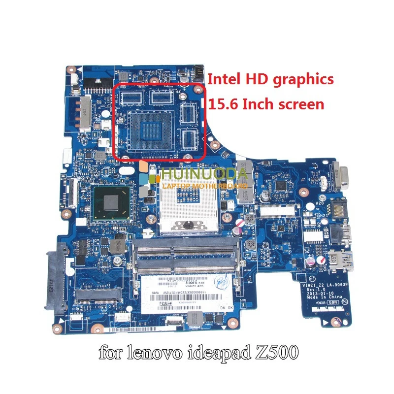 Материнская плата NOKOTION VIWZ1 Z2 для ноутбука Lenovo ideapad Z500 материнская HD4000 HM76 DDR3 |
