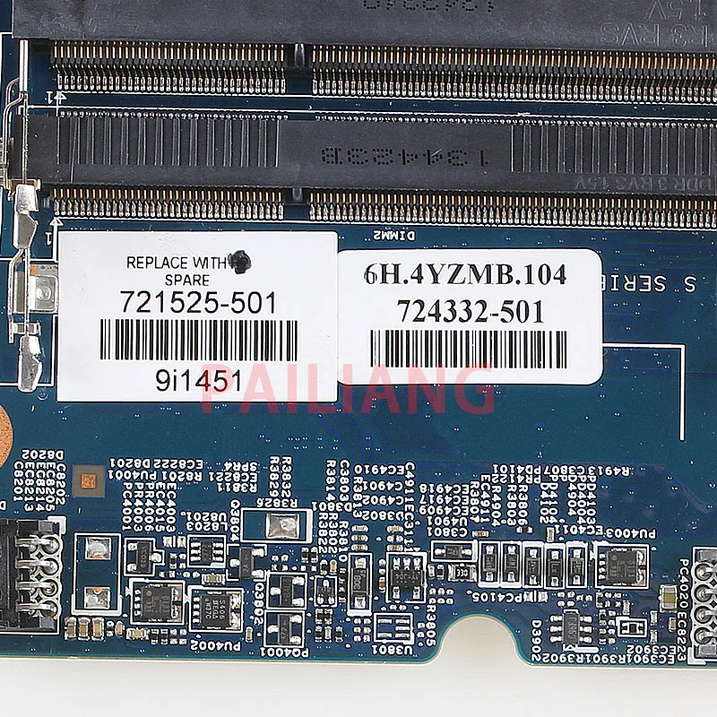 Pailiang материнская плата для ноутбука hp 440 G0 450 G0 PC материнская плата 721525-501 721523-601 48.4YZ34.011 полный tesed DDR3