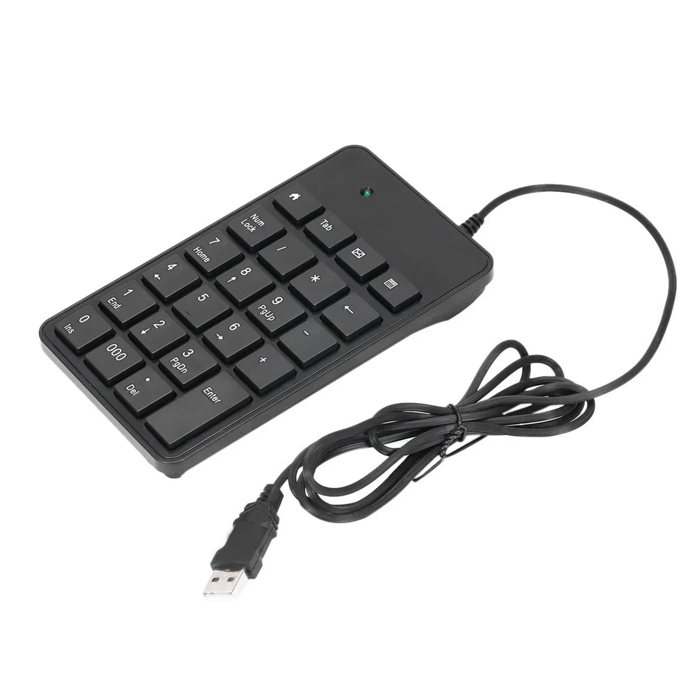 

8pcs Mini 23-Keys USB Number Pad Keypad Numeric Keyboard For Laptop Notebook