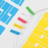 Autocollant de câble auto-adhésif, étiquettes autocollantes, imperméables, étiquettes d'identification, colorées, lot de 150 pièces ► Photo 1/6