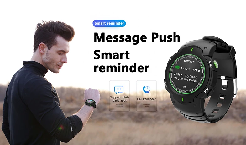 F13 Bluetooth Smart Watch Life Waterproof Multi-sport mode Sport Watch Sleep Tracker Message Reminder Smartwatch