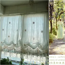 WINLIFE Pastoral Style Adjustable Balloon font b Curtain b font Living Room Shade white font b