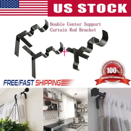 Window Frame Accessories Support Hang Curtain Bracket Stainless Steel