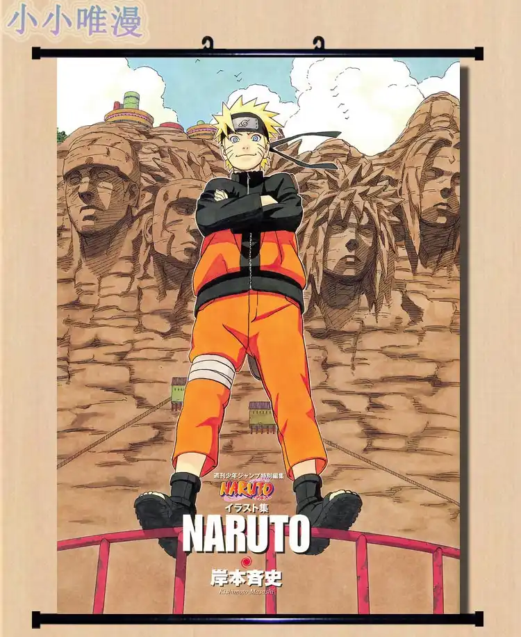日本アニメ Naruto ナルト キャラクターうずまきナルト 春野さくら 綱手家の装飾ウォールスクロールポスター装飾写真 Aliexpress