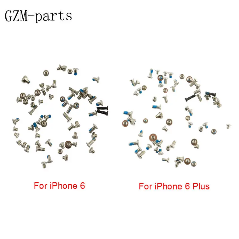 GZM запчасти 1 комплект винтов полный для iPhone 6 Plus 6s 7 ремонт болтов запасные