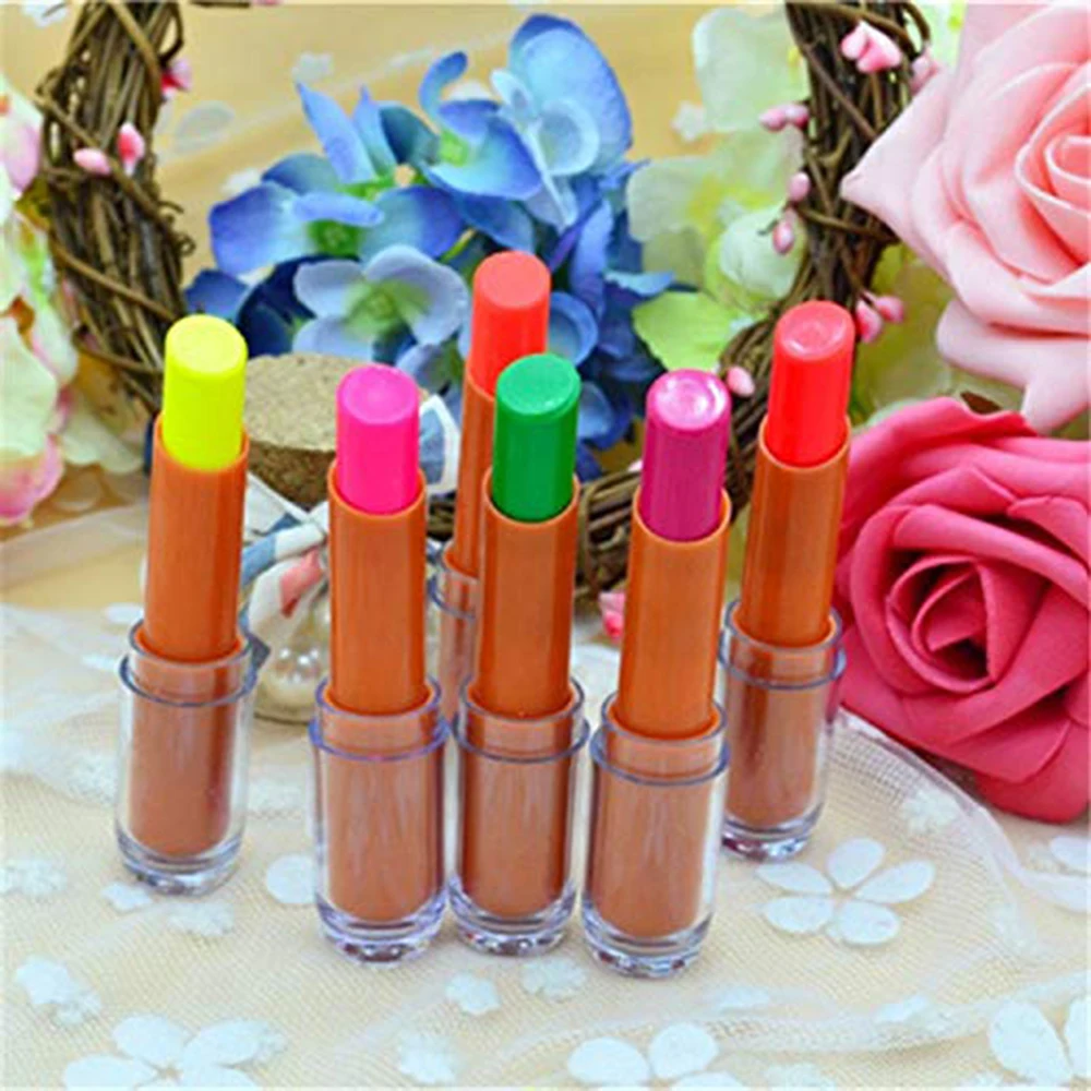 

1pc Special Bright Luminous Lipstick Fluorescent Moisturizing Lasting Non-marking Sexy Waterproof Lipstick Party Makeup TSLM2