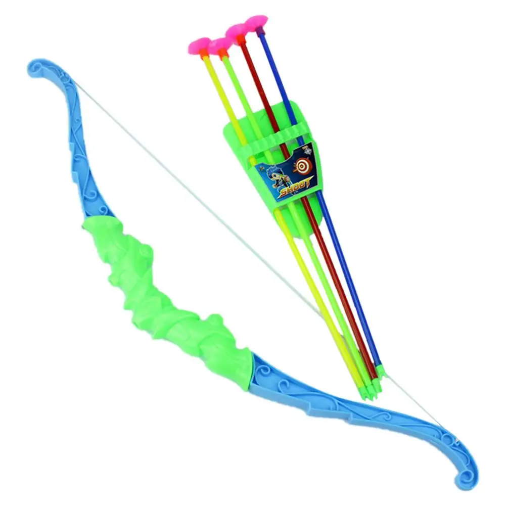 21 дюйм наружная съемка игрушки для детей моделирования Пластик галстук-бабочка+ 4 шт. стрелы детские игрушки Мягкий Защитный EVA со стрелками