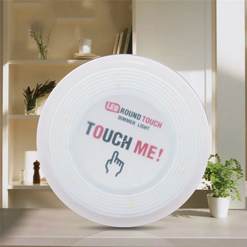 New 6LED round touch sensor lights smart home lights night