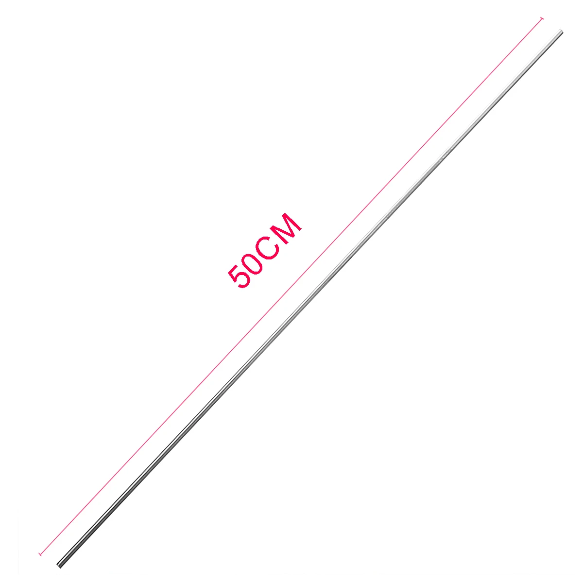 1Pcs Grade 5 GR5 Titanium Rod Ti Bar Metal Rod Stick Welding Tool 50cmx4mm with Corrosion Resistance