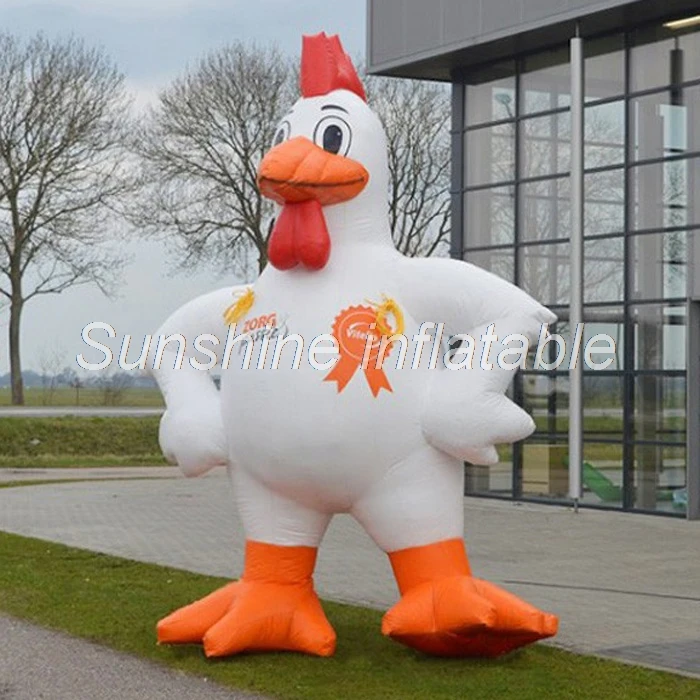 

Custom made giant inflatable chicken for advertising animal mascot balloon decoration
