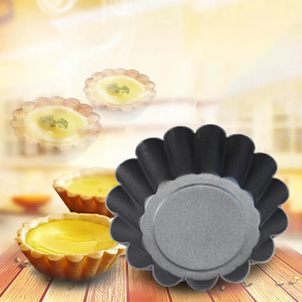 12 шт./компл. DIY антипригарное яйцо Tartlet Tins/мини пирог Pan Tart форма для капкейков