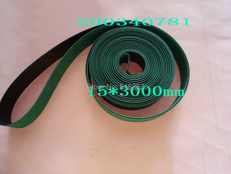 

200340781 Charmilles Belt 15 x 3000 mm Green ( with one side black), Wire EDM Machine Spare Parts