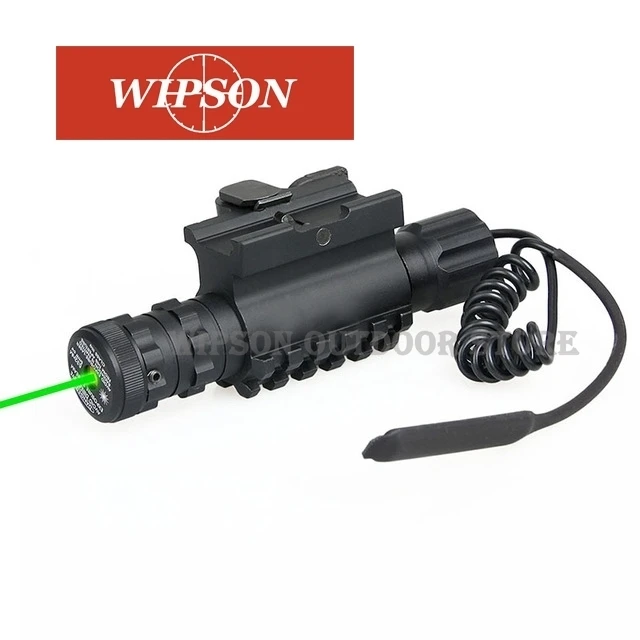 WIPSON Tactical Steel Rear Sight Laser Red Dot Laser Sight for All
