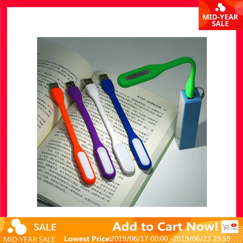 

New Reading Mini USB LED Flexible Flashlight Table Lamp Portable Cute Reading Tool Lighting Lamps For Laptop Power Bank USD Port